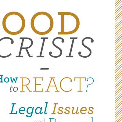 “Food Crisis - How to React? Legal issues and beyond” - DALDEWOLF - detail - title - Hugues de CASTILLO